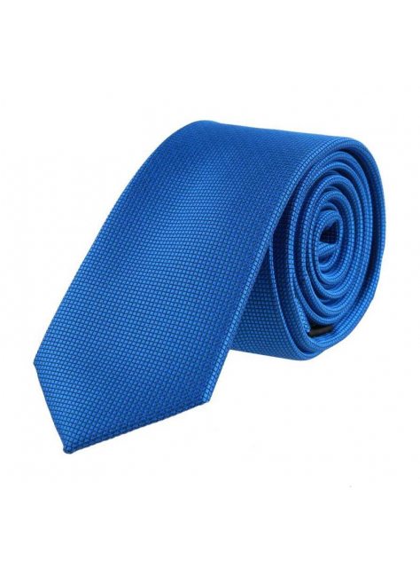 Modrá slim kravata ORSI 4000-231E - All4Men.sk