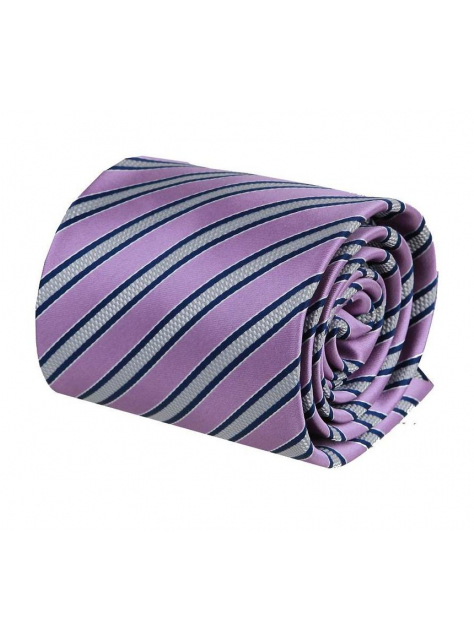 Ružovo- fialová kravata s prúžkami ORSI 3000-1738B - All4Men.sk