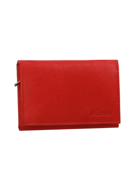 Dámska červená peňaženka s euromincovníkom MERCUCIO  - All4Men.sk