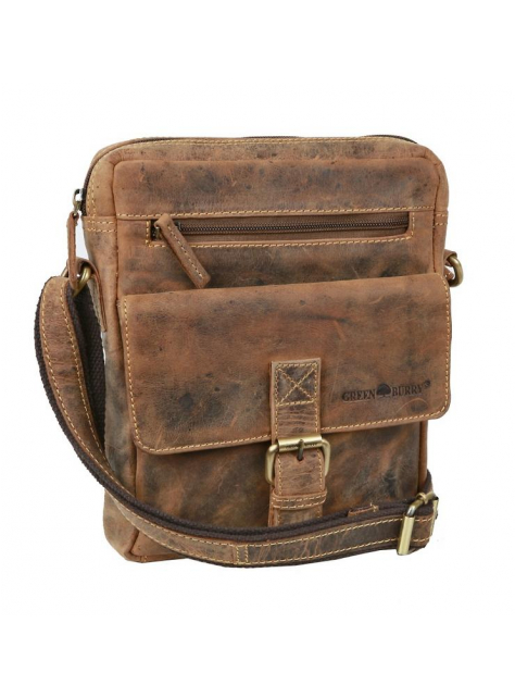 Vintage príručná taška z brúsenej kože GREENBURRY 1663 - All4Men.sk
