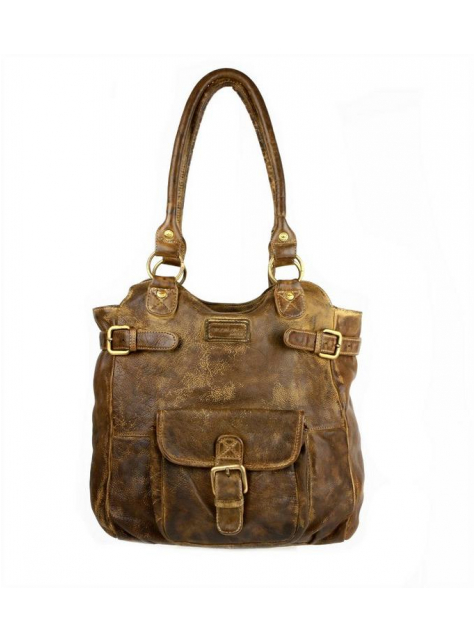 Dámska štýlová kabela SOFT BAG Greenland, hnedá koža - All4Men.sk