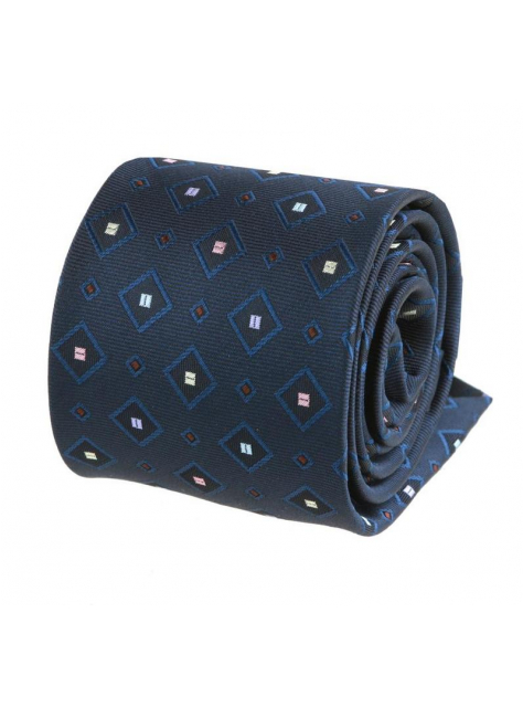 Tmavomodrá SLIM kravata (7 cm) ORSI 3000-750 - All4Men.sk