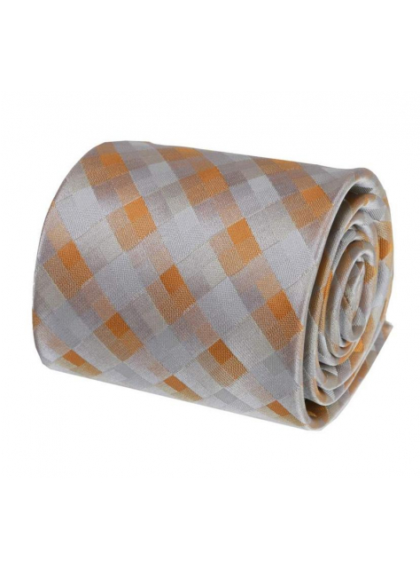 Béžovo-oranžová kravata ORSI 8 cm - All4Men.sk