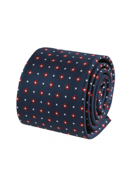 Modro- červená kravata (7 cm) ORSI 4000-175 - All4Men.sk