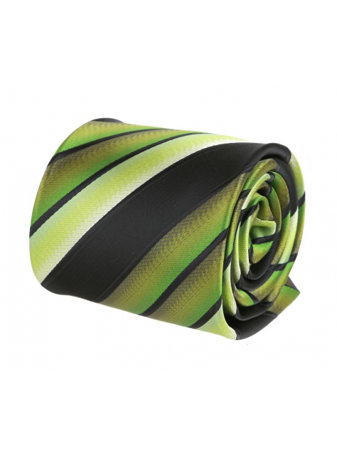 Zeleno- čierna kravata 8 cm ORSI 4000-183 - All4Men.sk
