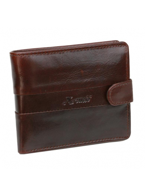 Pánska kožená hnedá peňaženka s prackou MERCUCIO 3311422 - All4Men.sk