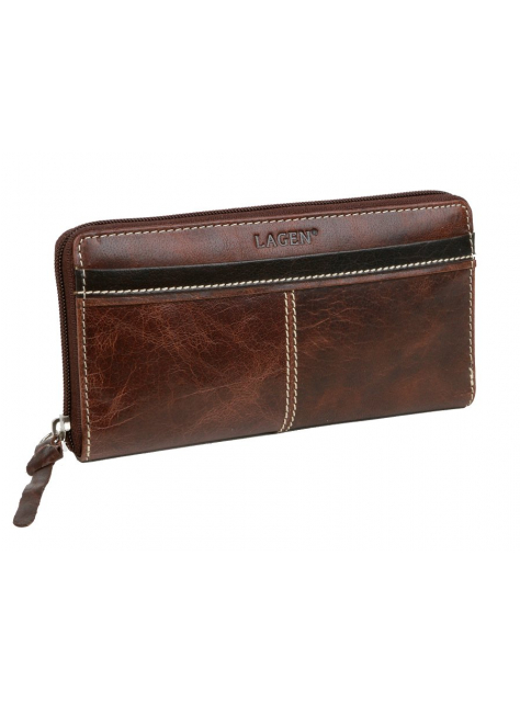 Kožená dámska peňaženka so zipsom LAGEN 26512  - All4Men.sk