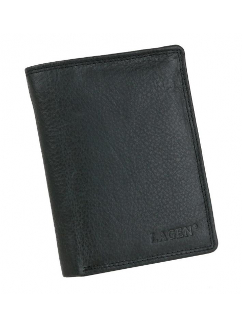 Pánska čierna peňaženka na výšku RFID LAGEN 90752 - All4Men.sk