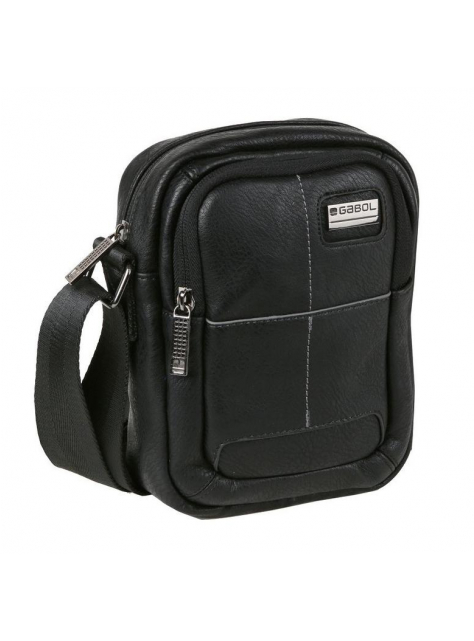 GABOL STUDIO | Koženková taška 15 x 20 cm čierna 409141 - All4Men.sk