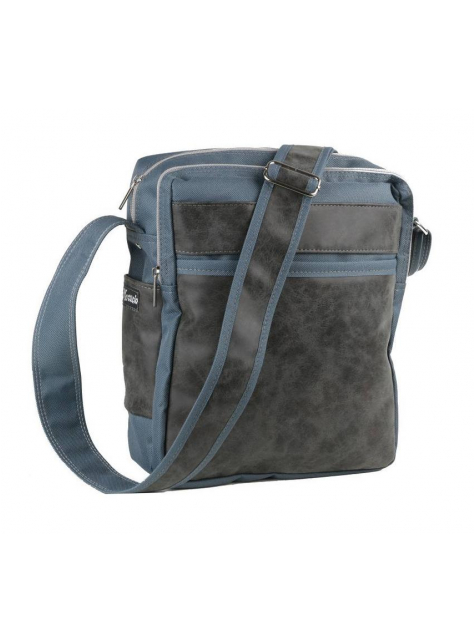 Textilná taška na rameno 24 x 29 cm šedá MERUCIO 9033 - All4Men.sk