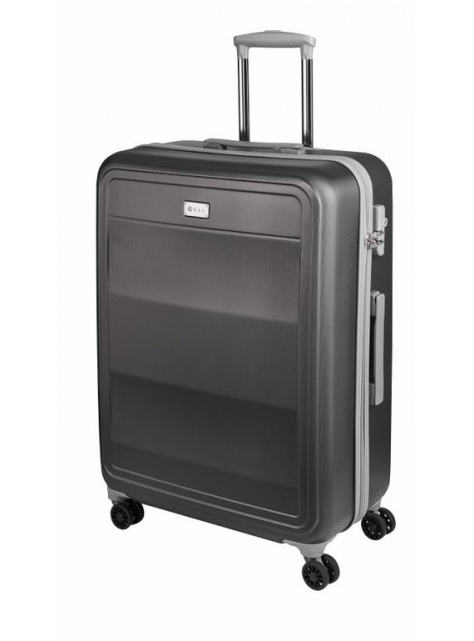 Veľký cestovný kufor D&N ABS plast šedý, 92 litrov - All4Men.sk