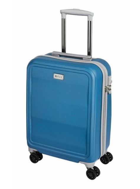 Stredný cestovný kufor D&N 9660-06 modrý - All4Men.sk