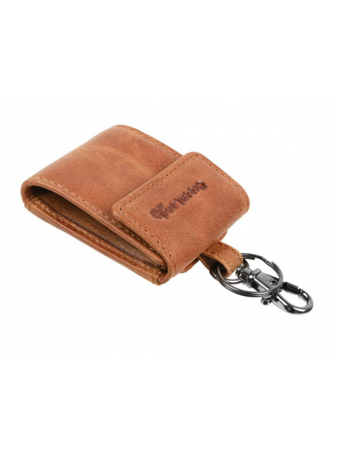 Kožená mini peňaženka s krúžkom na kľúče GREENLAND NATURE 1347 - All4Men.sk