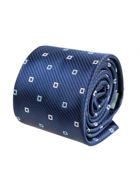 Pánska modrá kravata ORSI 7 cm 767 - All4Men.sk