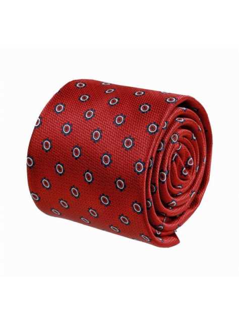 Pánska červená kravata ORSI 771 - All4Men.sk