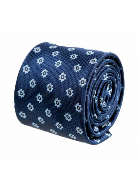 Pánska kravata tmavomodrá ORSI 7 cm 772 - All4Men.sk