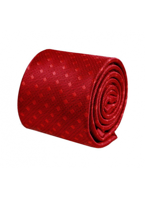 Červená pánska kravata 7 cm ORSI - All4Men.sk