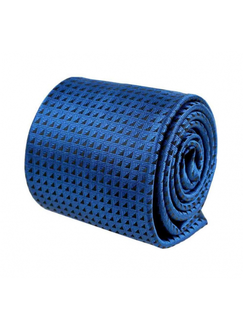 Pánska modrá kravata s odleskom ORSI 7 cm - All4Men.sk