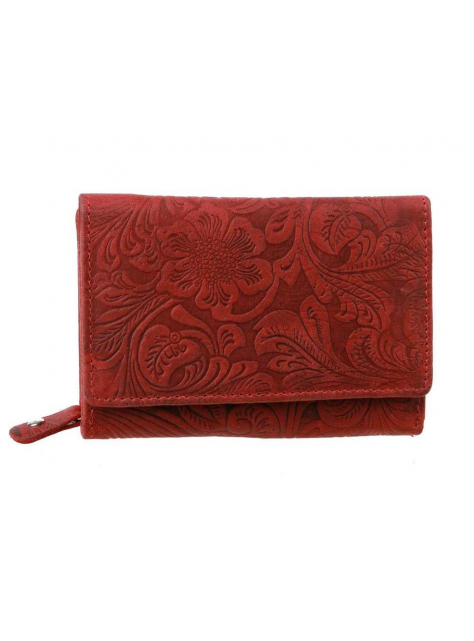 Dámska červená peňaženka s potlačou MERCUCIO dvojdielna - All4Men.sk