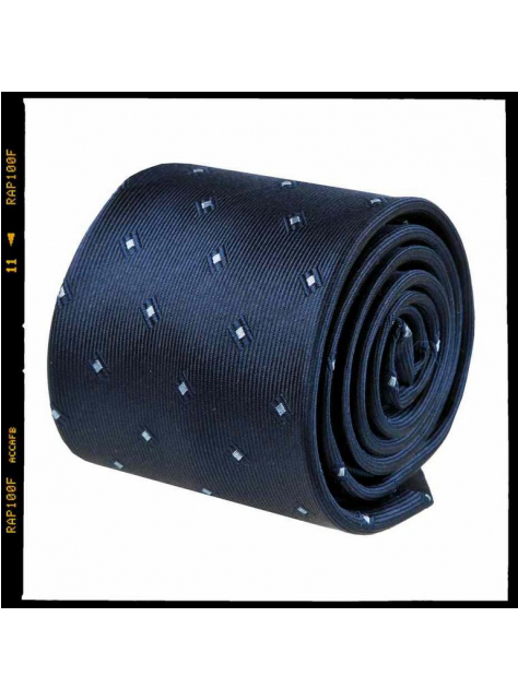 Luxusná hodvábna kravata V.I.P. tmavomodrá ORSI 7 cm - All4Men.sk