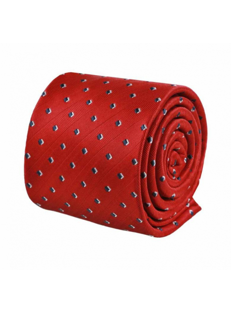 Exkluzívna červená kravata ORSI (7,5 cm) - All4Men.sk