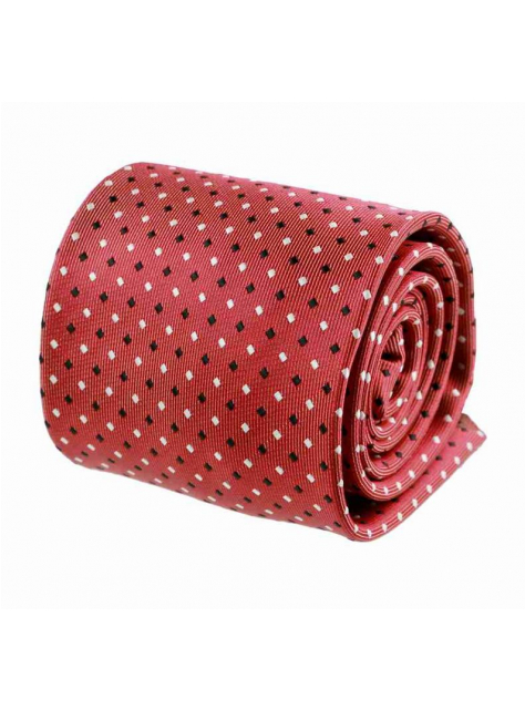 Pánska kravata červená tlmená (mikrovlákno) - All4Men.sk