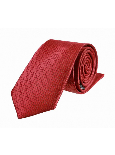 Ekluzívna SLIM kravata červenej farby ORSI 202 - All4Men.sk