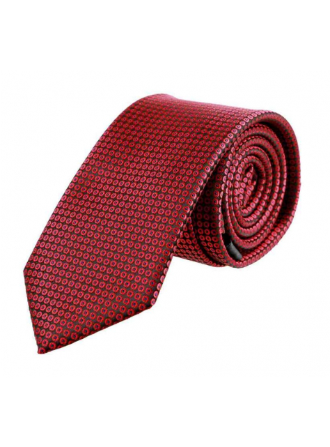 Bordová pánska SLIM kravata ORSI 207 - All4Men.sk