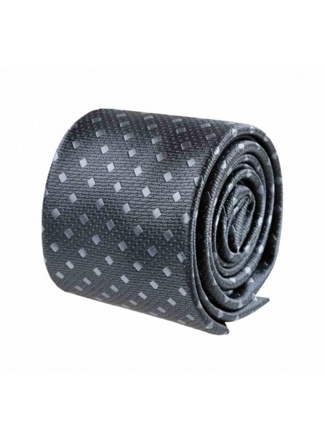 Šedá biznis kravata ORSI 7 cm polyester - All4Men.sk