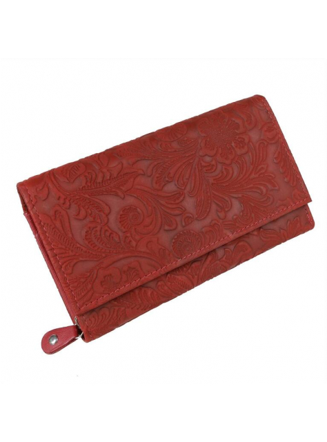 Listová peňaženka s potlačou MERCUCIO tmavá červená - All4Men.sk