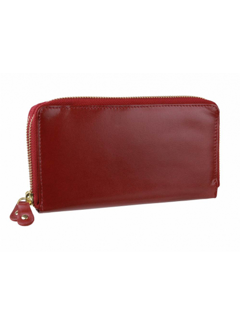 Dámska listová červená peňaženka MERCUCIO RFID dvojzipsová - All4Men.sk