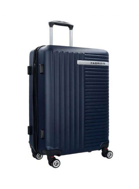 Stredný cestovný kufor modrý FABRIZIO s TSA zámkom - All4Men.sk