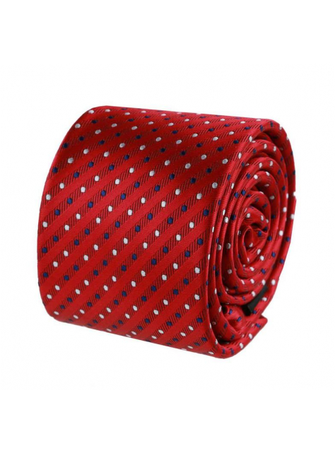 Červená pánska kravata SLIM ORSI 6 cm - All4Men.sk