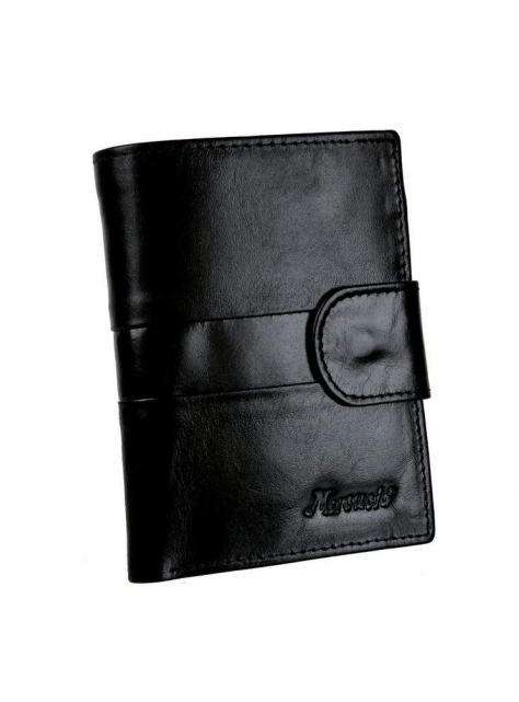 Elegantná pánska peňaženka so zapínaním MERCUCIO RFID čierna - All4Men.sk