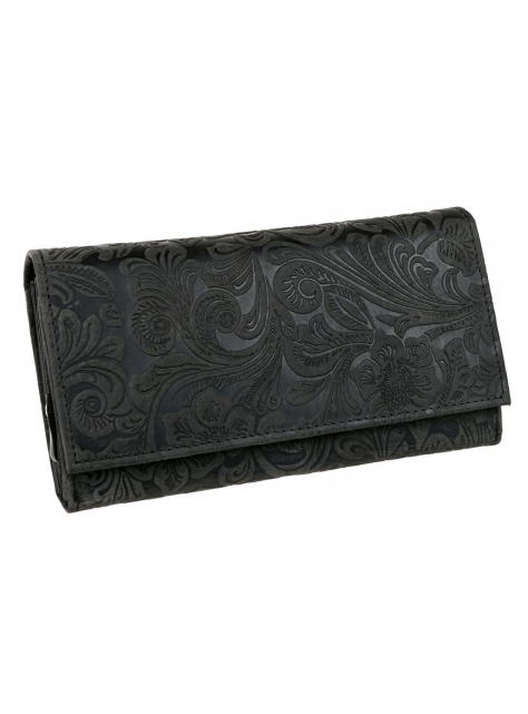 Listová čierna peňaženka s potlačou MERCUCIO RFID - All4Men.sk
