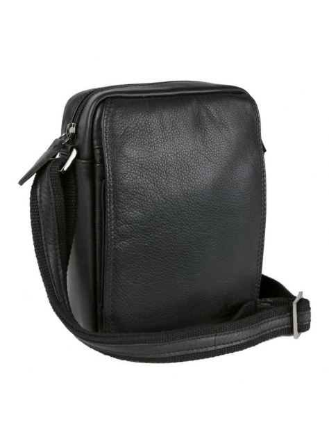 MERCUCIO | Príručná taška na rameno čierna nappa 22 x 18 cm - All4Men.sk
