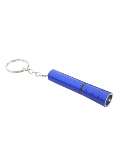 Prívesok na kľúče s mini LED svietidlom modrý - All4Men.sk