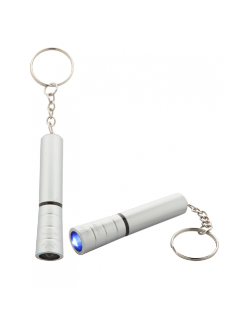 Prívesok na kľúče s mini LED svietidlom šedý 1 ks - All4Men.sk