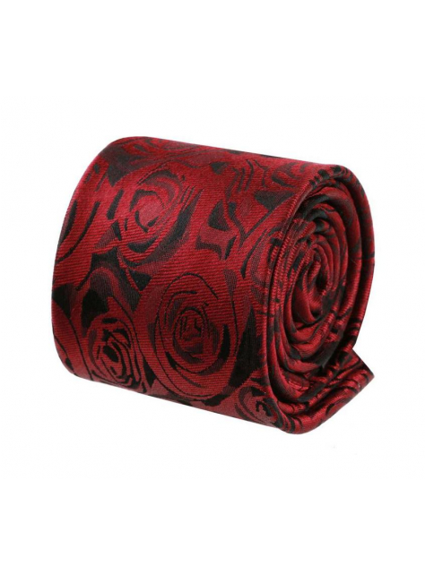 Exkluzívna hodvábna kravata s kvetovaným vzorom ORSI - All4Men.sk