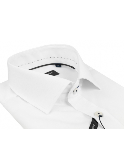 Luxusná biela bavlnená košeľa CASAMODA COMFORT FIT (non iron) - All4Men.sk