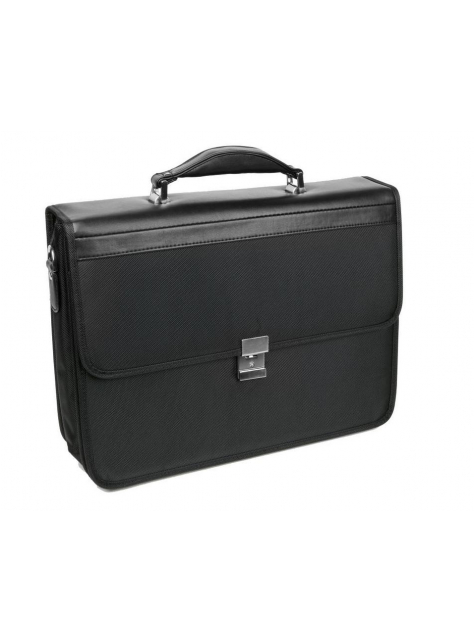 Aktovka na dokumenty 32 x 43 x 16 nylon-koženka  - All4Men.sk
