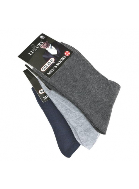 Pánske ponožky LUXURY šedé veľ. 43-47, 1 pár - All4Men.sk