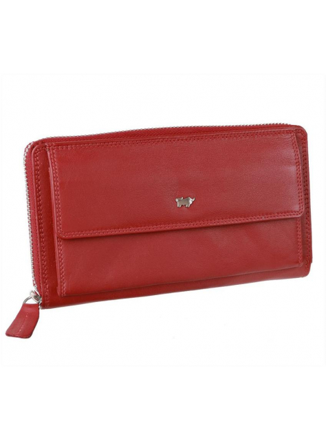 Dámska peňaženka s puzdrom na smartfón do 5,8" BRAUN BUFFEL, červená - All4Men.sk