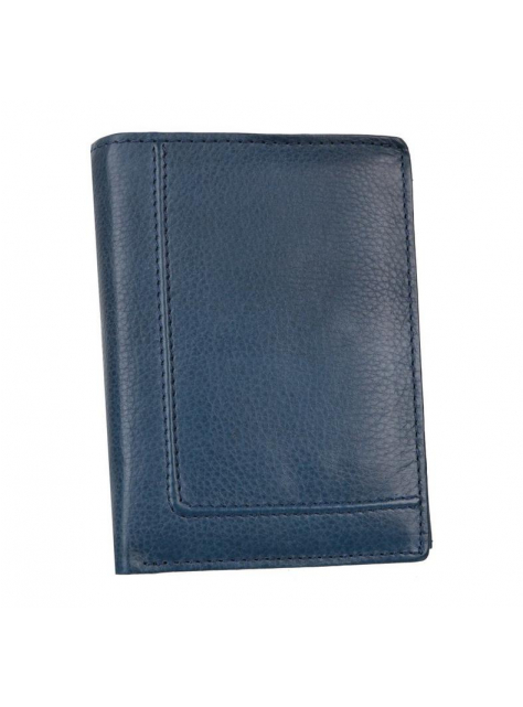 Pánska kožená peňaženka RFID s vnútornou prackou modrá  - All4Men.sk