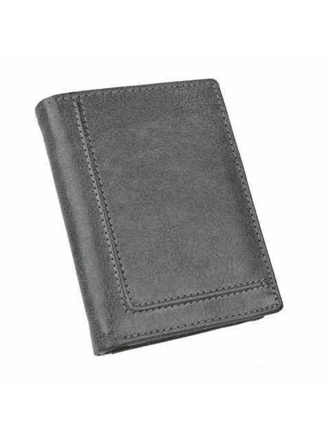 Pánska kožená peňaženka RFID s vnútornou prackou šedá - All4Men.sk