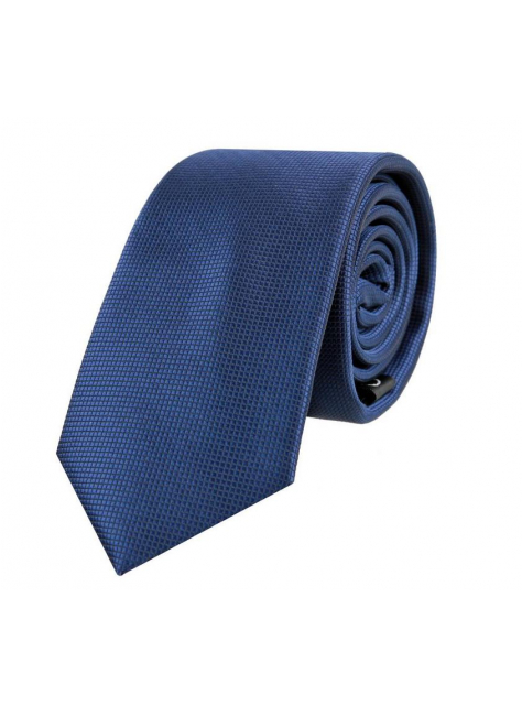 Modrá tmavá kravata s drobnými štvorčekmi ORSI 6 cm - All4Men.sk