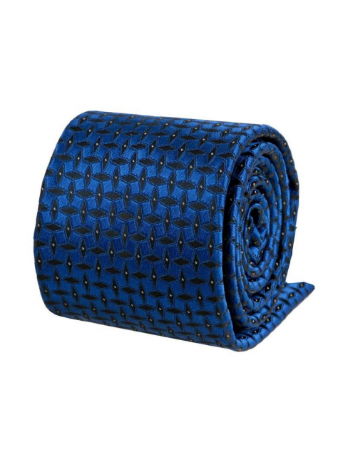 Modro-čierna pánska kravata ORSI 7 cm - All4Men.sk