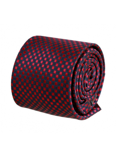 Modro-červená pánska kravata, mikropolyester - All4Men.sk