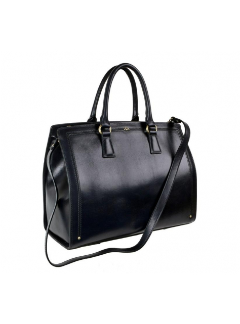 Dámska luxusná biznis kabelka KATANA čierno-modrá - All4Men.sk