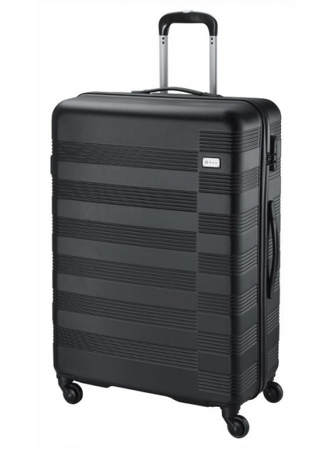 Veľký cestovný kufor 96 l, škrupinový, čierny - All4Men.sk